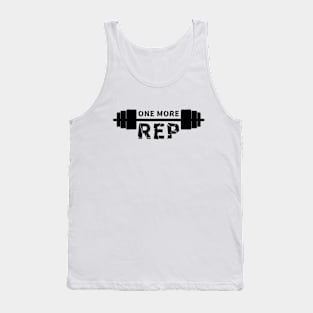 one more rep, gym Tank Top